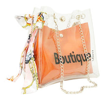 Load image into Gallery viewer, Clear Bag Bucket Bag