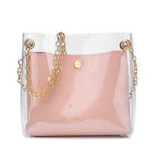 Load image into Gallery viewer, Women Fashion Solid Shoulder Transparent Bag